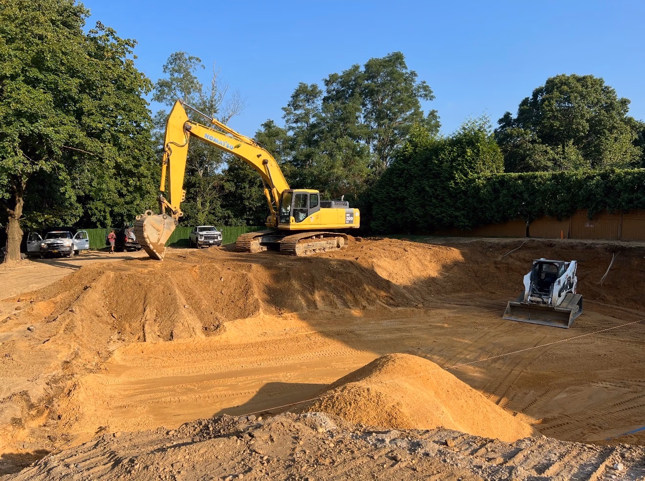D.C. Crane Service performing Excavation & Land Clearing on Long Island, NY