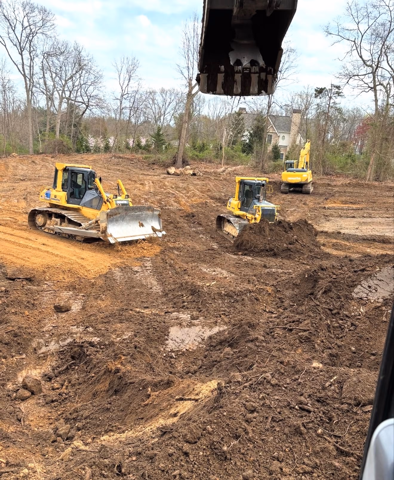 D.C. Crane Service performing Excavation & Land Clearing on Long Island, NY